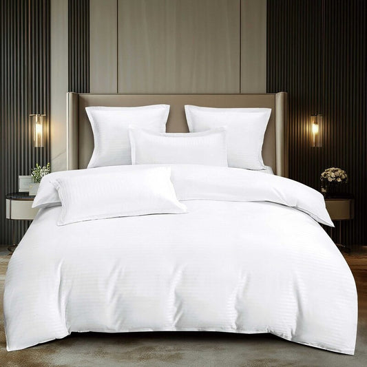 Σετ Σεντόνια Διπλά 180 x 200, 100% Βαμβακοσατέν, 4 τμχ, με κωδικό, DE-03