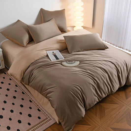 Σεντόνια Διπλά 230 x 240, Χωρίς Λάστιχο (Σετ) Βαμβακοσατέν P-08