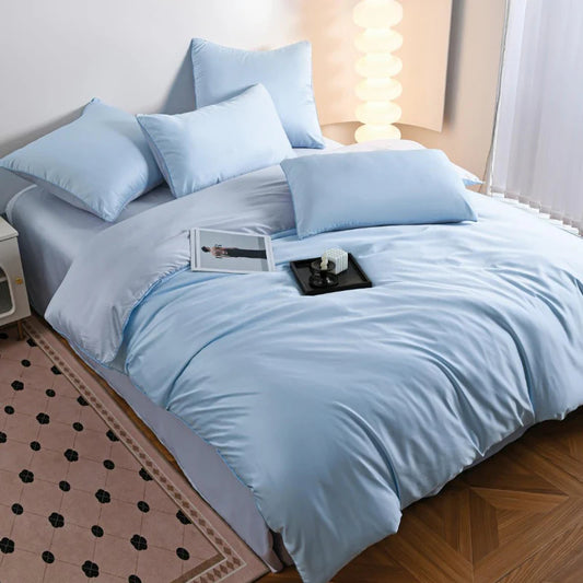 Σεντόνια Διπλά 230 x 240, Χωρίς Λάστιχο (Σετ) Βαμβακοσατέν P-17