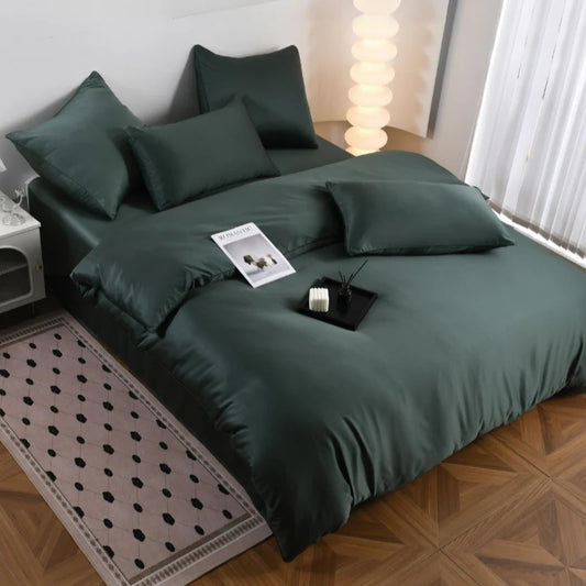 Σεντόνια Διπλά 230 x 240, Χωρίς Λάστιχο (Σετ) Βαμβακοσατέν P-04