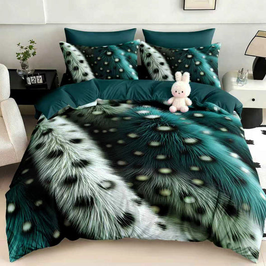 Σετ Σεντόνια Διπλά με λάστιχο, 100% Βαμβάκι, 6 τμχ, 5D-04