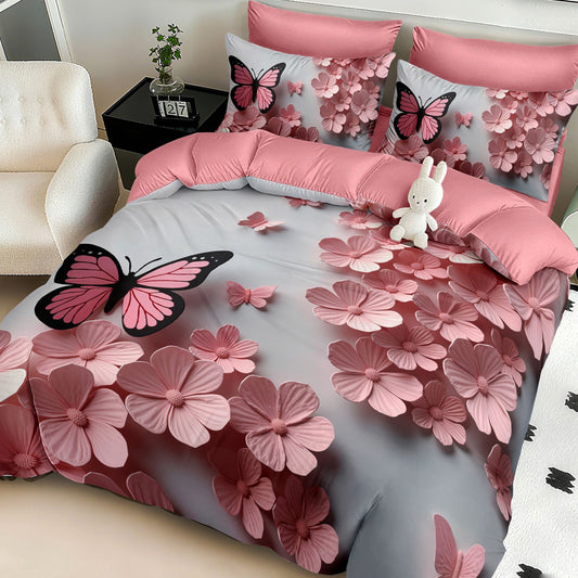 Σετ Σεντόνια Διπλά με λάστιχο, 100% Βαμβάκι, 6 τμχ, 5D-11