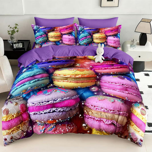 Σετ Σεντόνια Διπλά με λάστιχο, 100% Βαμβάκι, 6 τμχ, 5D-14