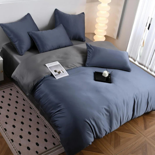 Σεντόνια Διπλά 230 x 240, Χωρίς Λάστιχο (Σετ) Βαμβακοσατέν P-09