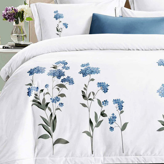 Σετ Σεντόνια Διπλά με λάστιχο 180 x 200, 100% Βαμβάκι, 4 τμχ, με κωδικό, BG80-02