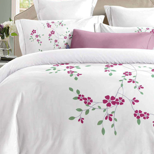 Σετ Σεντόνια Διπλά με λάστιχο 180 x 200, 100% Βαμβάκι, 4 τμχ, με κωδικό, BG80-05