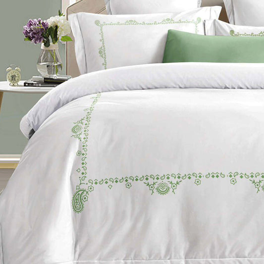 Σετ Σεντόνια Διπλά με λάστιχο 180 x 200, 100% Βαμβάκι, 4 τμχ, με κωδικό, BG80-14