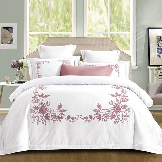 Σετ Σεντόνια Διπλά με λάστιχο 180 x 200, 100% Βαμβάκι, 4 τμχ, με κωδικό, BG80-07