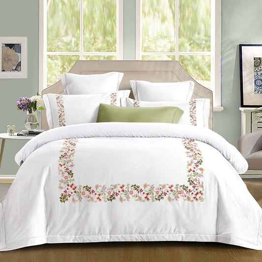 Σετ Σεντόνια Διπλά με λάστιχο 180 x 200, 100% Βαμβάκι, 4 τμχ, με κωδικό, BG80-10