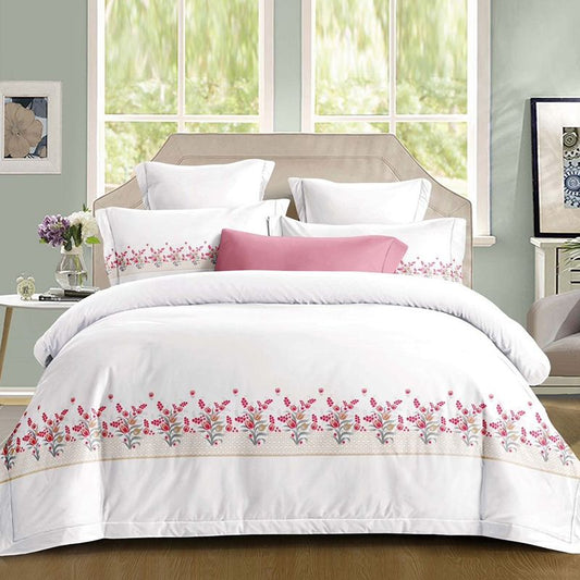 Σετ Σεντόνια Διπλά με λάστιχο 180 x 200, 100% Βαμβάκι, 4 τμχ, με κωδικό, BG80-11