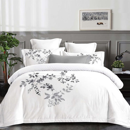 Σετ Σεντόνια Διπλά με λάστιχο 180 x 200, 100% Βαμβάκι, 4 τμχ, με κωδικό, BG80-16