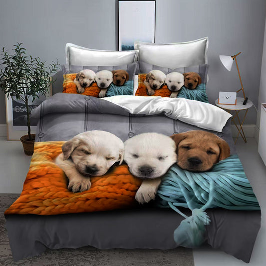 Σετ Σεντόνια Διπλά 230 x 250, 100% Βαμβάκι, 6 τμχ, με κωδικό, BR-104