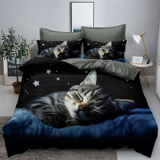 Σετ Σεντόνια Διπλά 230 x 250, 100% Βαμβάκι, 6 τμχ, με κωδικό, BR-107