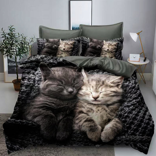 Σετ Σεντόνια Διπλά 230 x 250, 100% Βαμβάκι, 6 τμχ, με κωδικό, BR-114