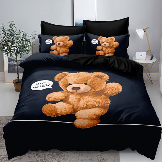 Σετ Σεντόνια Διπλά 230 x 250, 100% Βαμβάκι, 6 τμχ, με κωδικό, BR-98