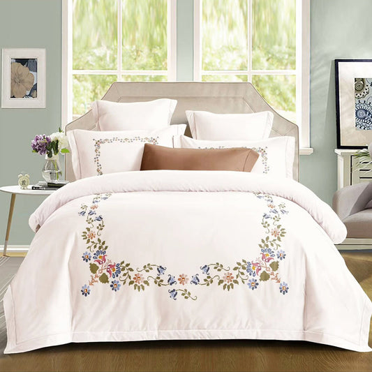 Σετ Σεντόνια Διπλά με λάστιχο 180 x 200, 100% Βαμβάκι, 4 τμχ, με κωδικό, BG80-08