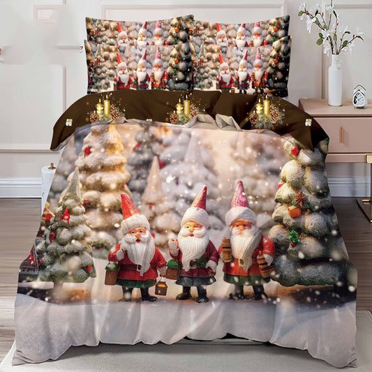 Χριστουγεννιατικα Σετ Σεντόνια μονό / διπλό, 100% Βαμβάκι, κωδικό Q2-08