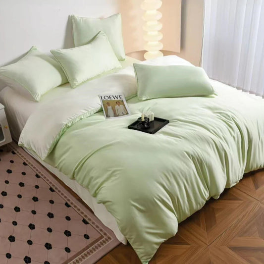 Σεντόνια Διπλά 230 x 240, Χωρίς Λάστιχο (Σετ) Βαμβακοσατέν P-10