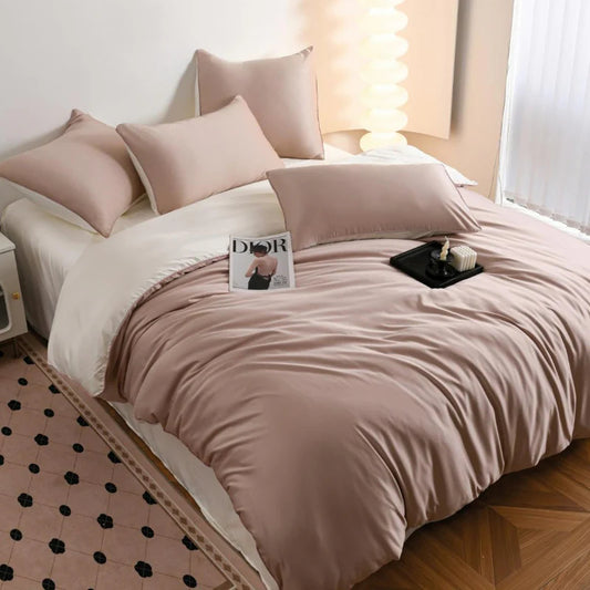 Σεντόνια Διπλά 230 x 240, Χωρίς Λάστιχο (Σετ) Βαμβακοσατέν P-12