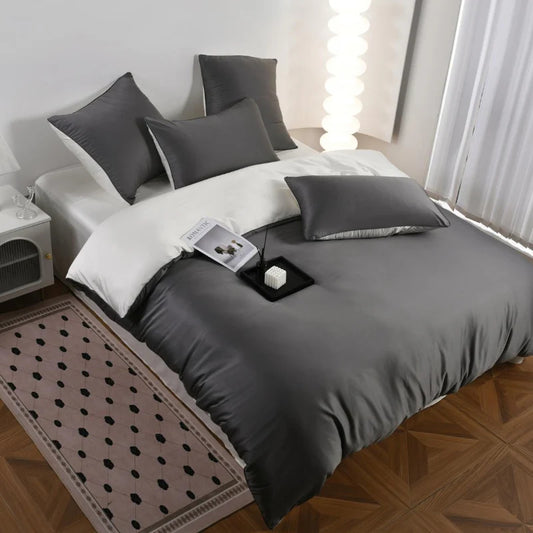 Σεντόνια Διπλά 230 x 240, Χωρίς Λάστιχο (Σετ) Βαμβακοσατέν P-14