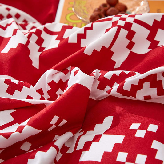 Χριστουγεννιατικα Σετ Σεντόνια Διπλά, 100% Βαμβάκι, κωδικό K-03