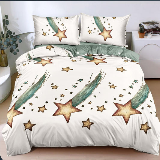 Διπλά Σεντόνια 230×250 – 100% Βαμβάκι,  Σετ 4 Τεμαχίων 50-715a