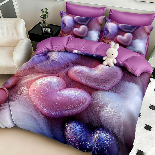 Σετ Σεντόνια Διπλά με λάστιχο, 100% Βαμβάκι, 6 τμχ, 5D-03