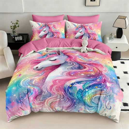 Σετ Σεντόνια Διπλά με λάστιχο, 100% Βαμβάκι, 6 τμχ, 5D-19