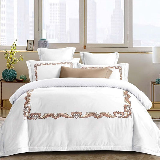 Σετ Σεντόνια Διπλά με λάστιχο 180 x 200, 100% Βαμβάκι, 4 τμχ, με κωδικό, BG80-18