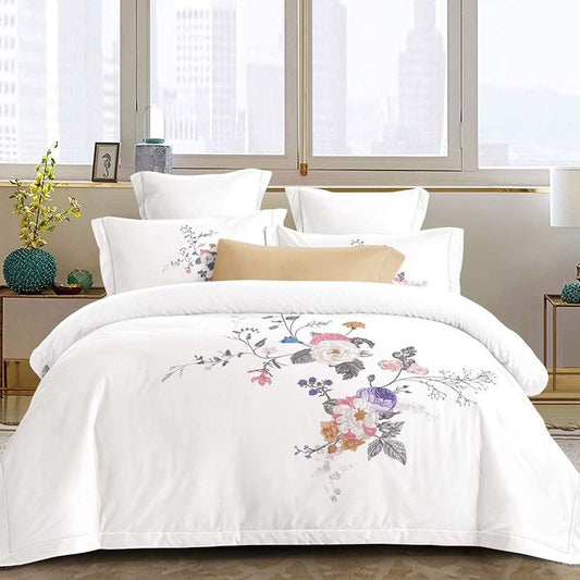 Σετ Σεντόνια Διπλά με λάστιχο 180 x 200, 100% Βαμβάκι, 4 τμχ, με κωδικό, BG80-22