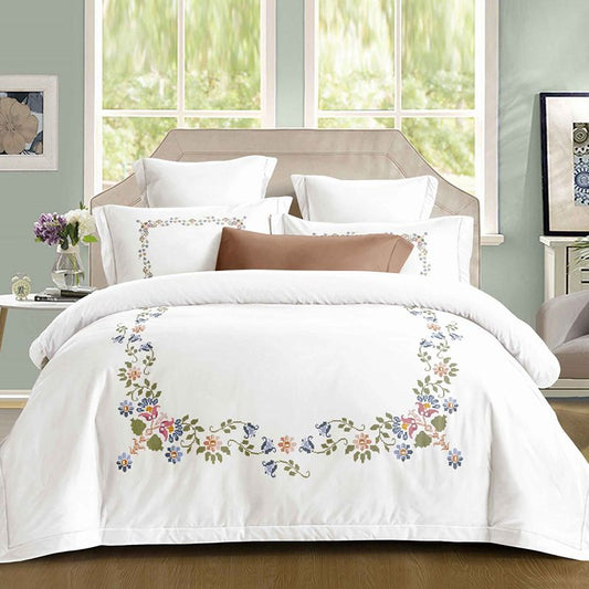 Σετ Σεντόνια Διπλά με λάστιχο 180 x 200, 100% Βαμβάκι, 4 τμχ, με κωδικό, BG80-38