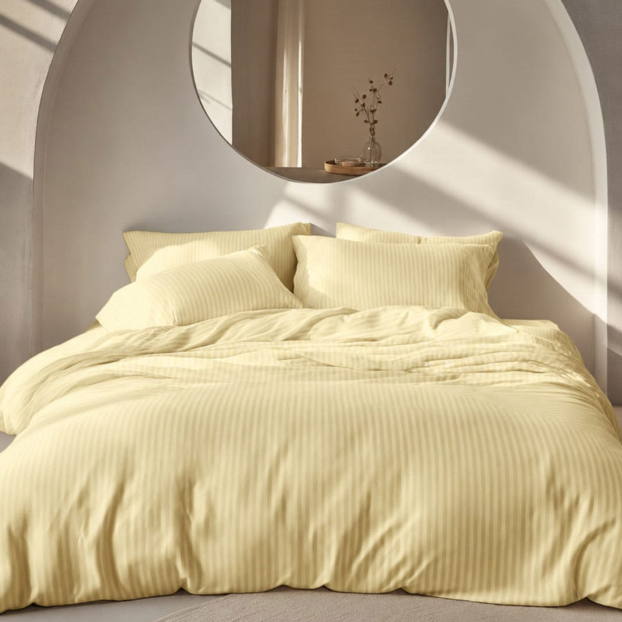 Σετ σεντόνια βαμβακοσατέν ριγέ DOLCE NOTTE DK-03