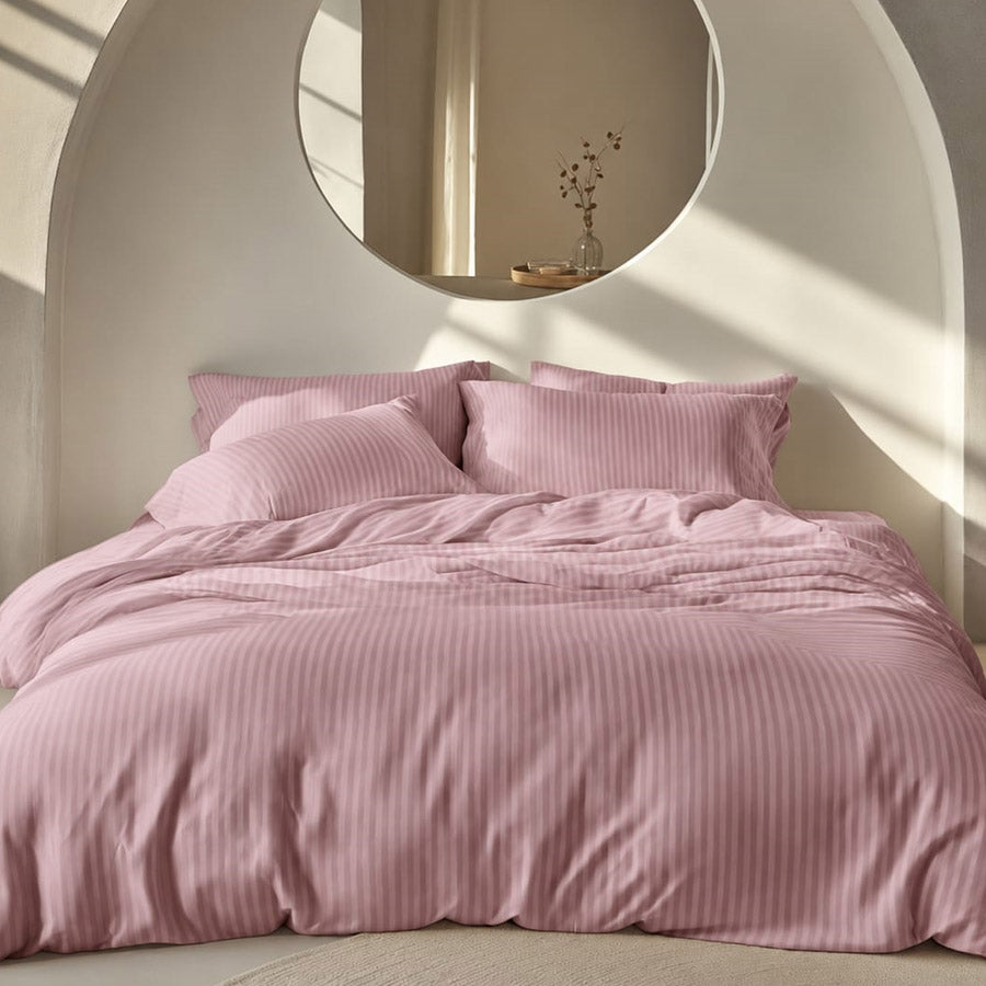 Σετ σεντόνια βαμβακοσατέν ριγέ DOLCE NOTTE DK-04
