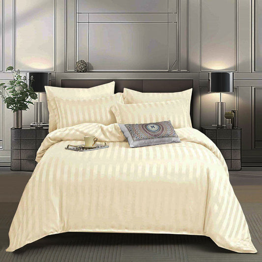 Σετ Σεντόνια Διπλά με λάστιχο, 100% Βαμβακοσατέν, DL6-077