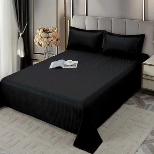 Σετ Σεντόνια Διπλά 240 x 250, 100% Βαμβακοσατέν, 4 τμχ, με κωδικό, DS-04