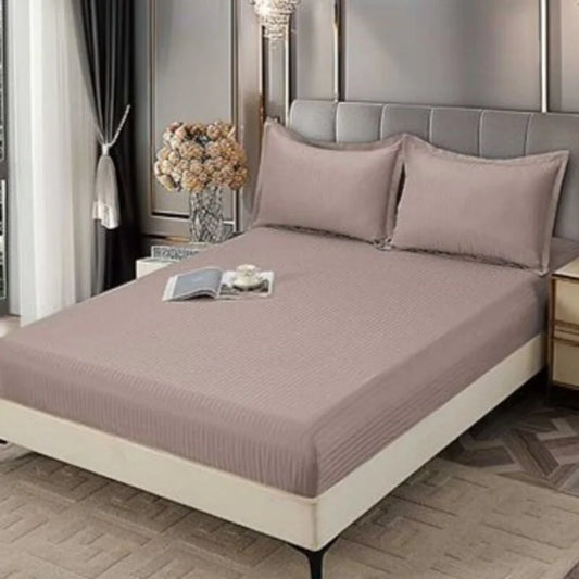 Σεντόνια Διπλά 240 x 250, Με/Χωρίς Λάστιχο (Σετ) Βαμβακοσατέν