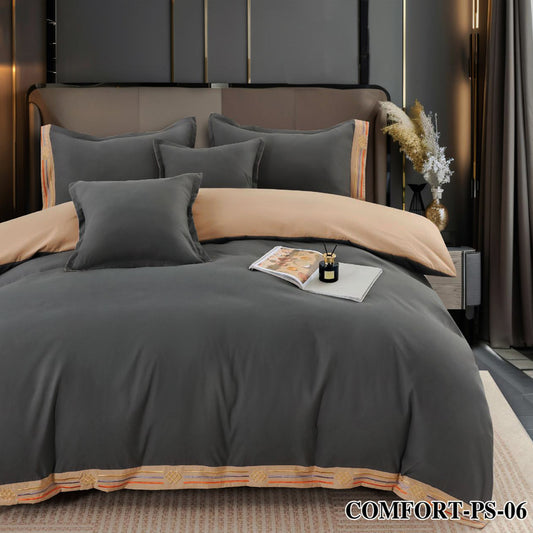 Κομψό Σετ Κλινοσκεπασμάτων από Βαμβακοσατέν με Κέντημα – RS-06