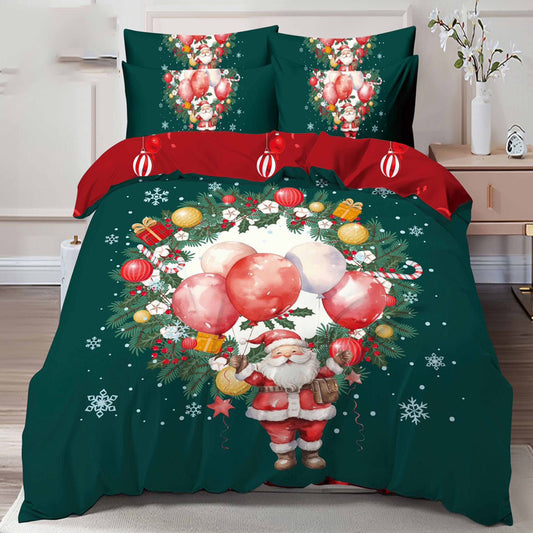 Χριστουγεννιατικα Σετ Σεντόνια  μονό / διπλό, 100% Βαμβάκι, κωδικό Q2-06