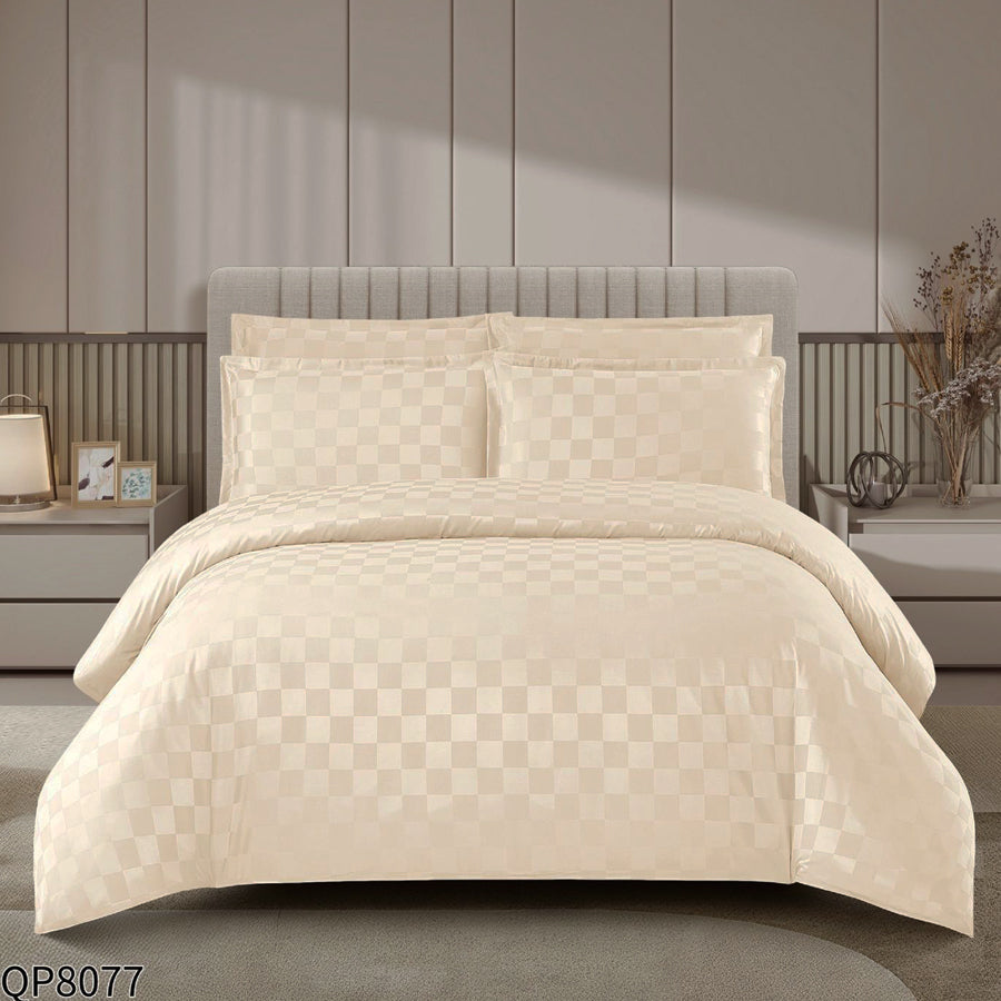 Signature Σετ με Λάστιχο 180x200, Ζακάρ Βαμβακοσατέν, QP-8077
