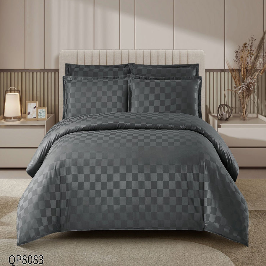 Signature Σετ με Λάστιχο 180x200, Ζακάρ Βαμβακοσατέν, QP-8083