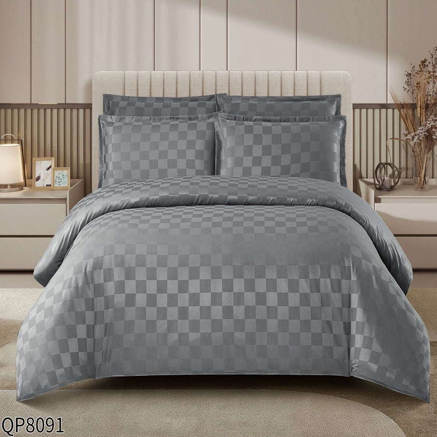 Signature Σετ με Λάστιχο 180x200, Ζακάρ Βαμβακοσατέν, QP-8091