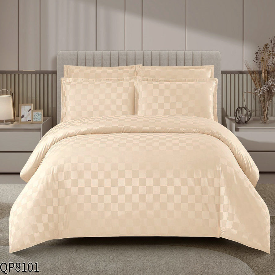 Signature Σετ με Λάστιχο 180x200, Ζακάρ Βαμβακοσατέν, QP-8101
