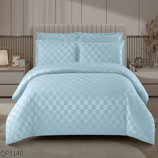 Signature Σετ με Λάστιχο 180x200, Ζακάρ Βαμβακοσατέν, QP-8140