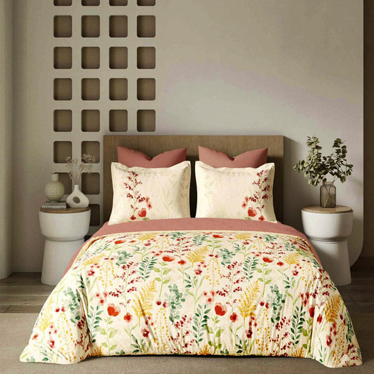 Σετ Σεντόνια Διπλά με λάστιχο, 100% Βαμβάκι, 6 τμχ, με κωδικό, SY6008