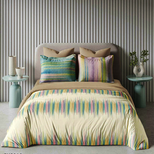 Σετ Σεντόνια Διπλά με λάστιχο, 100% Βαμβάκι, 6 τμχ, με κωδικό, SY6010