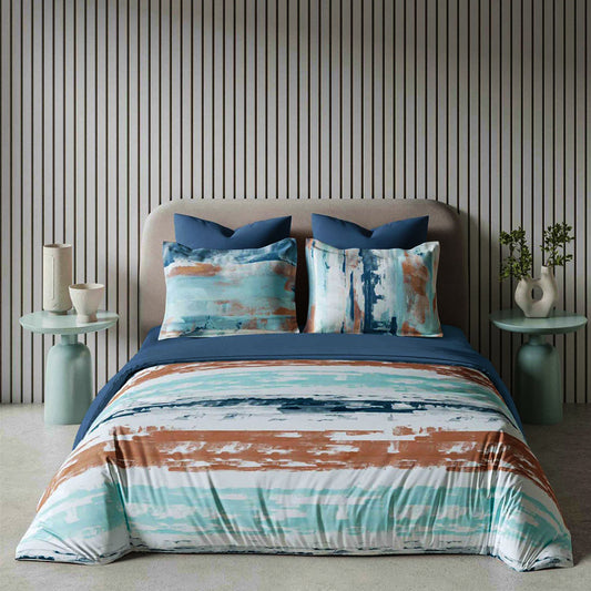 Σετ Σεντόνια Διπλά με λάστιχο, 100% Βαμβάκι, 6 τμχ, με κωδικό, SY6012