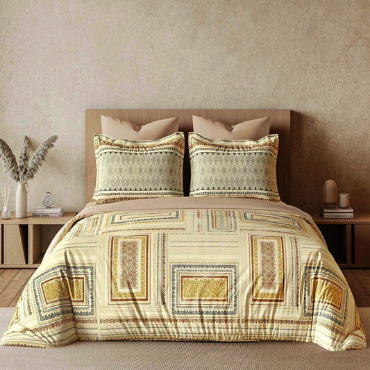 Σετ Σεντόνια Διπλά με λάστιχο, 100% Βαμβάκι, 6 τμχ, με κωδικό, SY6017