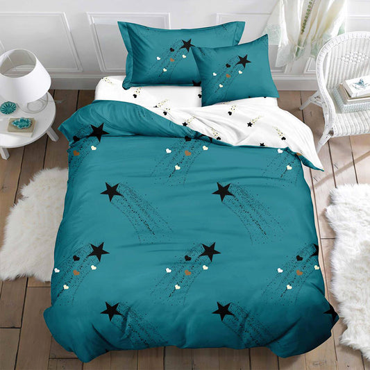 Μονά Σετ σεντόνια χωρίς Λάστιχο, 100% Βαμβάκι, 4 τμχ. T60-02