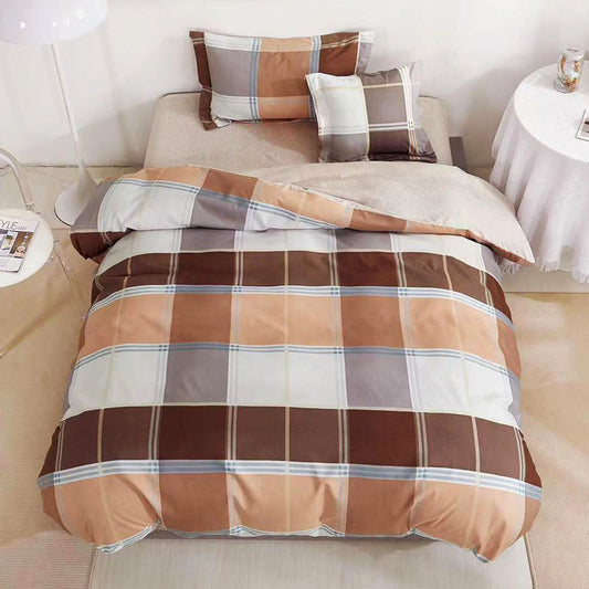 Μονά Σετ σεντόνια με λάστιχο, 100% Βαμβάκι, 4 τμχ. T60-101