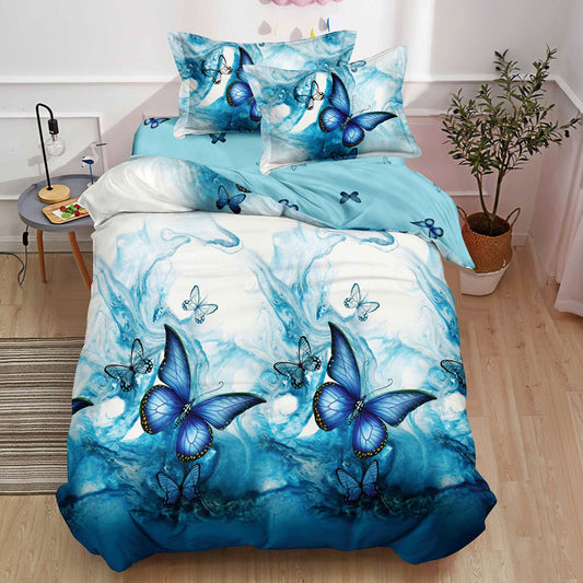 Μονά Σετ σεντόνια με λάστιχο, 100% Βαμβάκι, 4 τμχ. T60-140